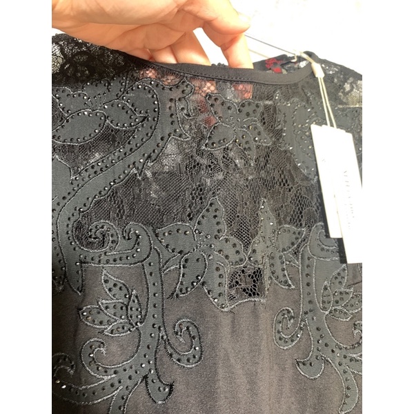 Đầm thun phối voan new tag