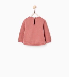 Áo nỉ da cá Zara Heart