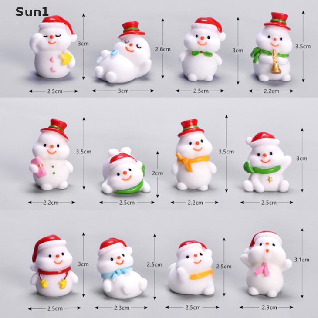 1 Mô Hình Người Tuyết Nhỏ Dùng Để Trang Trí