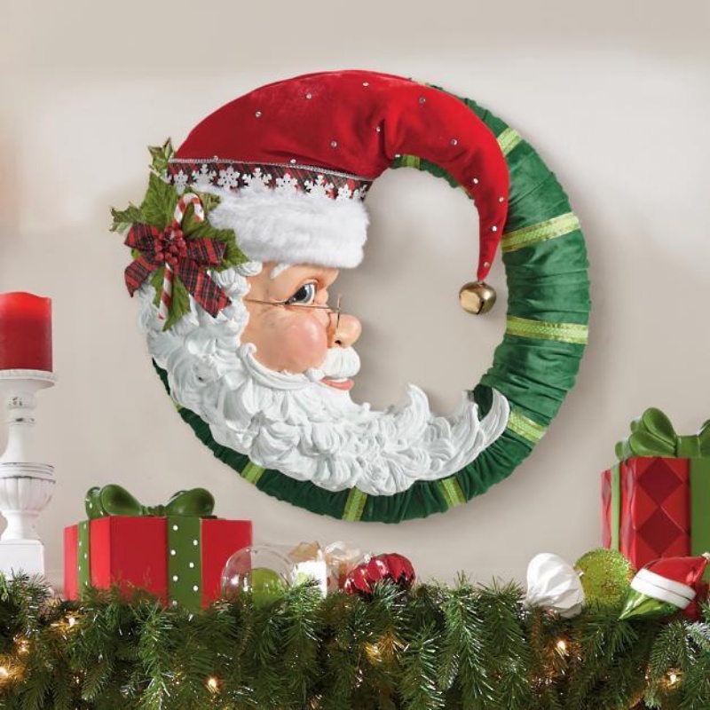 Miếng Dán Cửa Kính Bằng PVC Chống Nước Hình Cây Thông / Người Tuyết / Ông Già Noel Độc Đáo