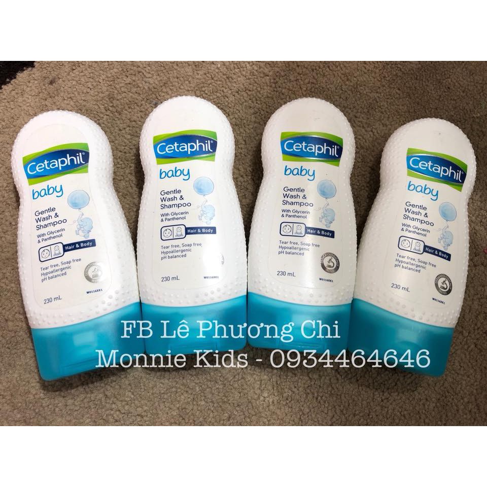 Sữa Tắm Gội Toàn Thân Cetaphil 230ML