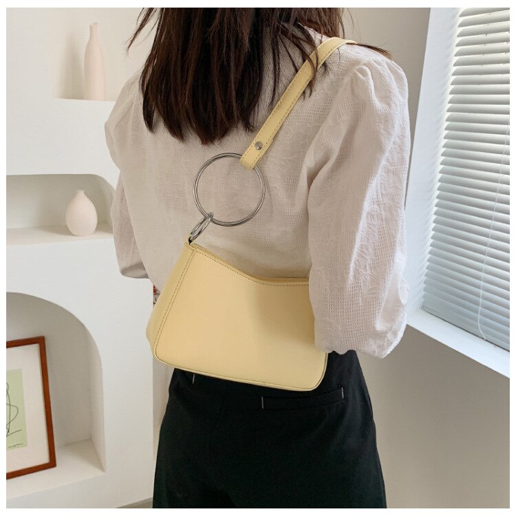 Túi Xách JASMIN NOIR Da Pu Dáng Vuông Nhỏ Thiết Kế Đơn Giản Thời Trang Cao Cấp Cho Nữ