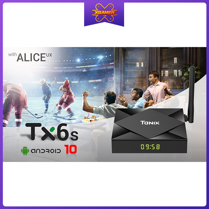 Hộp TV Tyix Tx6S cho Android 10.0 Allwinner H616 tối đa 4gb Ram Quadcore 6k Wifi kép Tx6