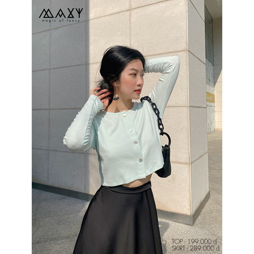 Chân váy chữ a dáng dài bo thun sau lưng a line skirt Maxy workshop | BigBuy360 - bigbuy360.vn