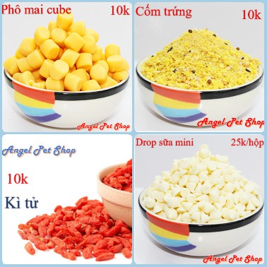 Combo 10 món thức ăn dặm cho hamster