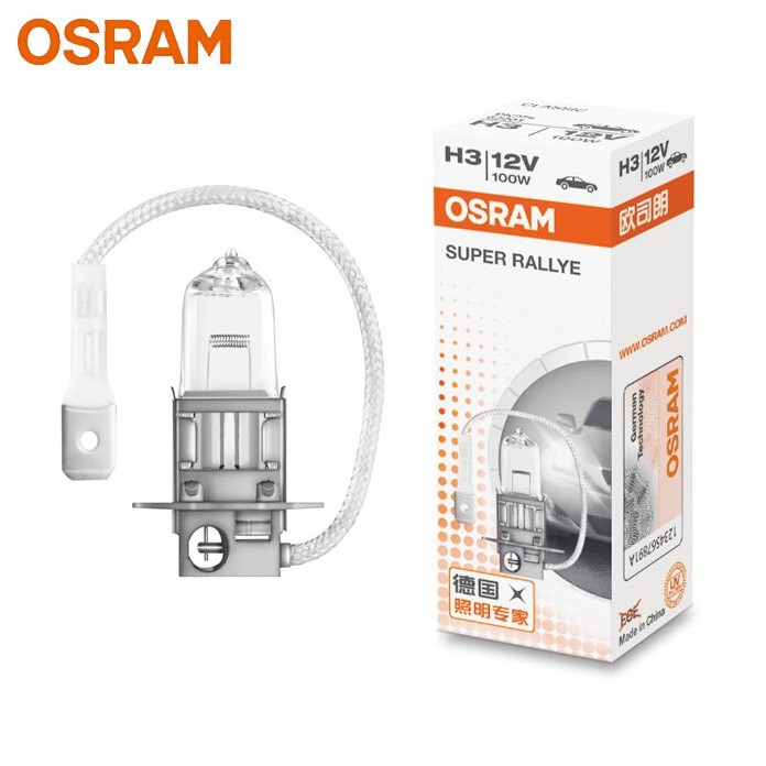 Bóng Đèn Pha Ô Tô Osram H1, H3, H4 - 12V 100W Tiêu Chuẩn