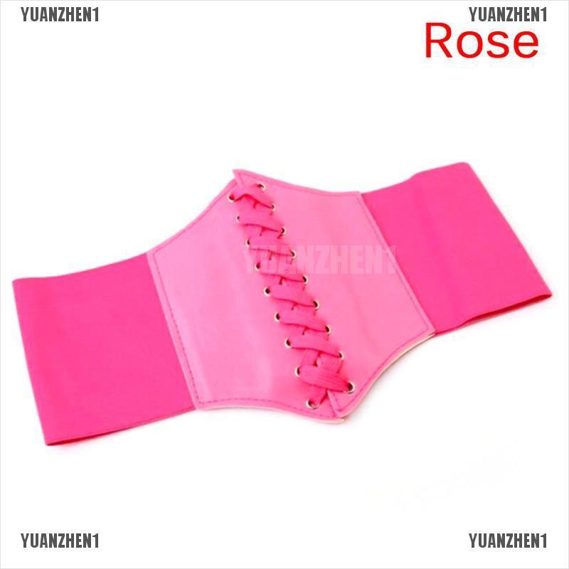 Thắt Lưng Ren Bản To YUANZHEN1 5 Màu Tùy Chọn