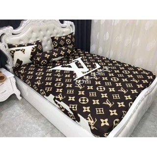 Bộ Drap Thun Hàn Quốc mát lạnh 4 món