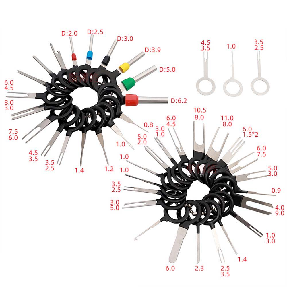 Bộ Dụng Cụ Tháo Gỡ Dây Điện Xe Hơi 18 / 21 / 26 / 36 / 38 / 81