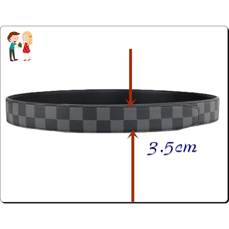 Dây thắt lưng da nam 3.5cm, loại tự động, da xịn, mềm, phong cách, trẻ trung, đặc sắc.