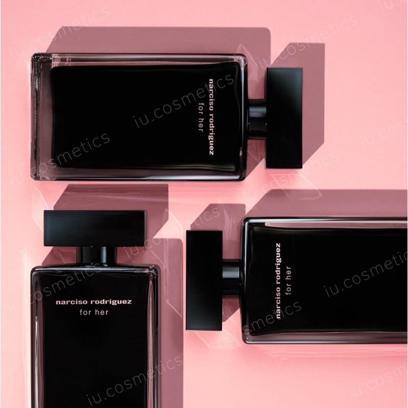 Nước hoa nữ Narciso For Her Eau de Toilette EDT màu đen 100ml - dầu thơm nữ tính gợi cảm và quyến rũ - iu.cosmetics