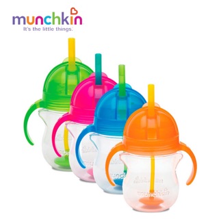 Cốc ống hút mọi tư thế Muchkin 207ml, đủ các màu