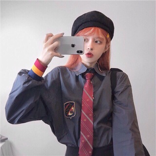 Sơ Mi Ulzzang + Cà Vạt ✨