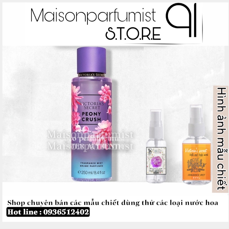 Botanicals Victoria's Secret Peony Crush Fragrance Mist 250