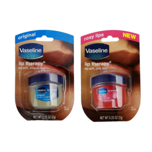 Hũ dưỡng môi Vaseline mini 7g - các loại