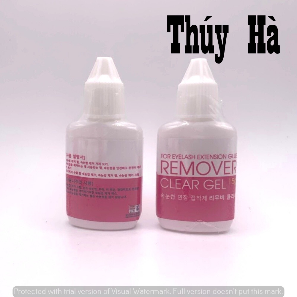 Gel tháo mi hồng remover gel_dụng cụ nối mi_THÚY HÀ