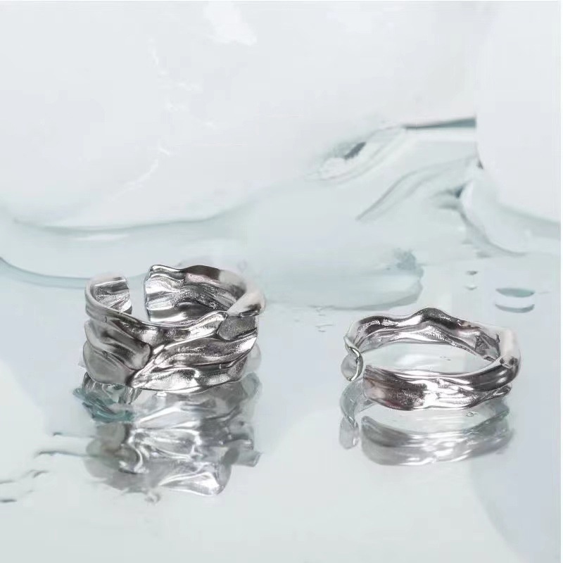 Nhẫn hở kiểu dáng độc đáo phong cách Hàn Quốc retro 19A1487 dễ phối đồ