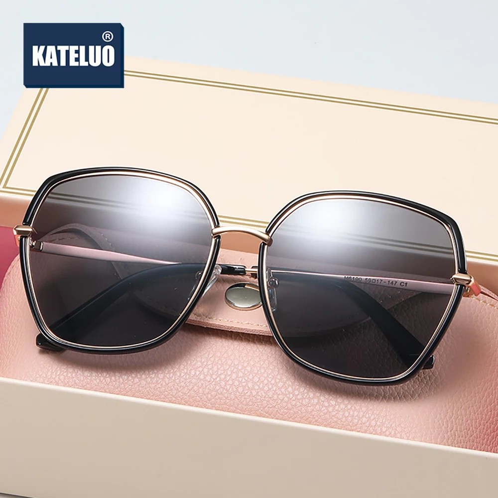 Kính Mát KATELUO AORON Pha Lê Phân Cực Mẫu 2021 Sang Trọng Thời Trang Cho Nữ