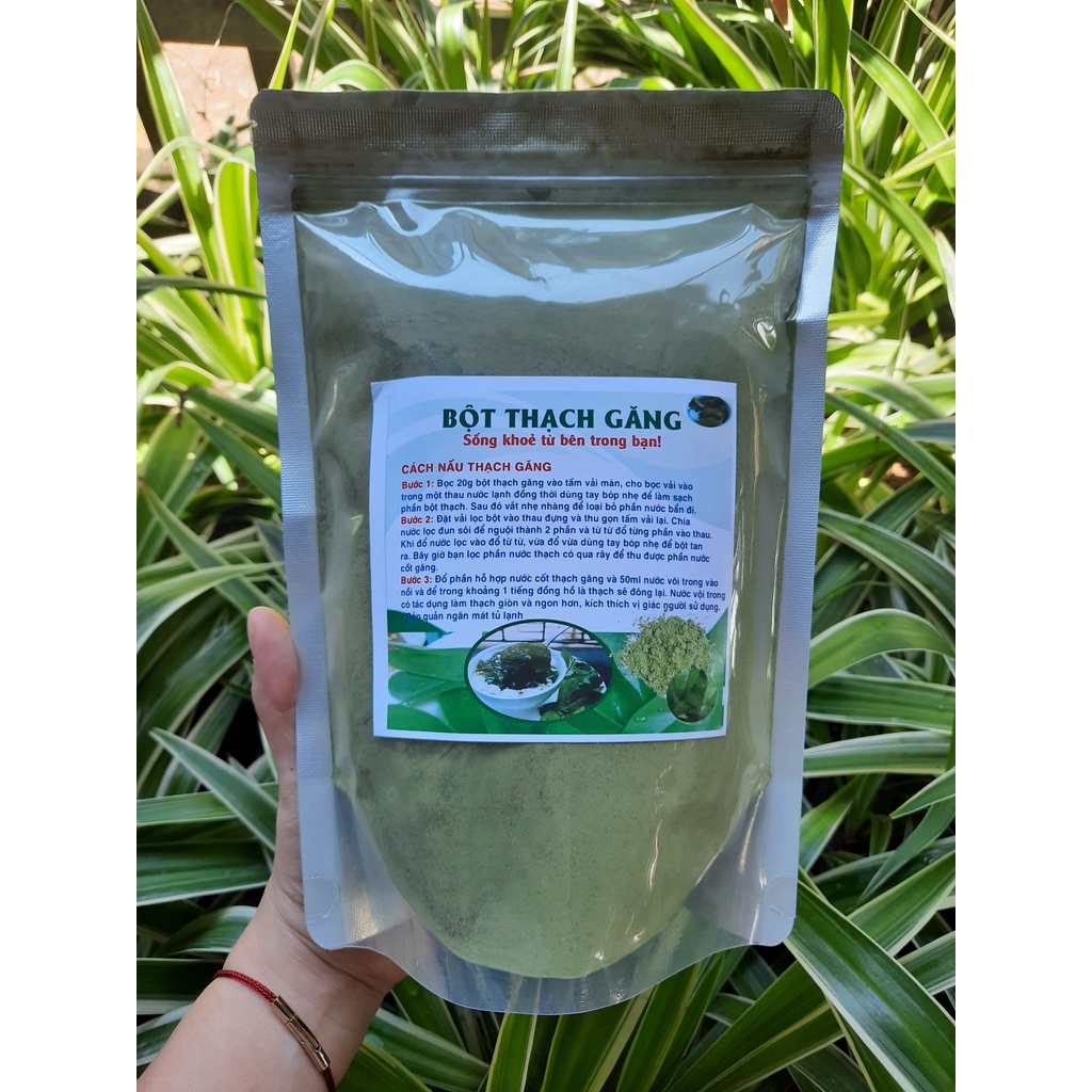 Bột thạch găng, bột thạch găng tam đảo (CỰC NGON) giúp lợi tiêu, mát gan và giải nhiệt cơ thể - 500gr