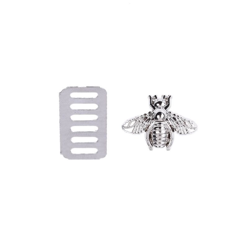 Phụ Kiện Trang Trí Túi Xách / Đeo Vai Hình Chú Ong Bằng Kim Loại Độc Đáo DIY