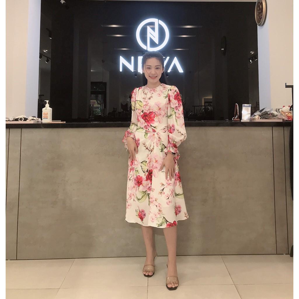 Đầm Suông NEVA Tay Bèo Chất Lụa W440221