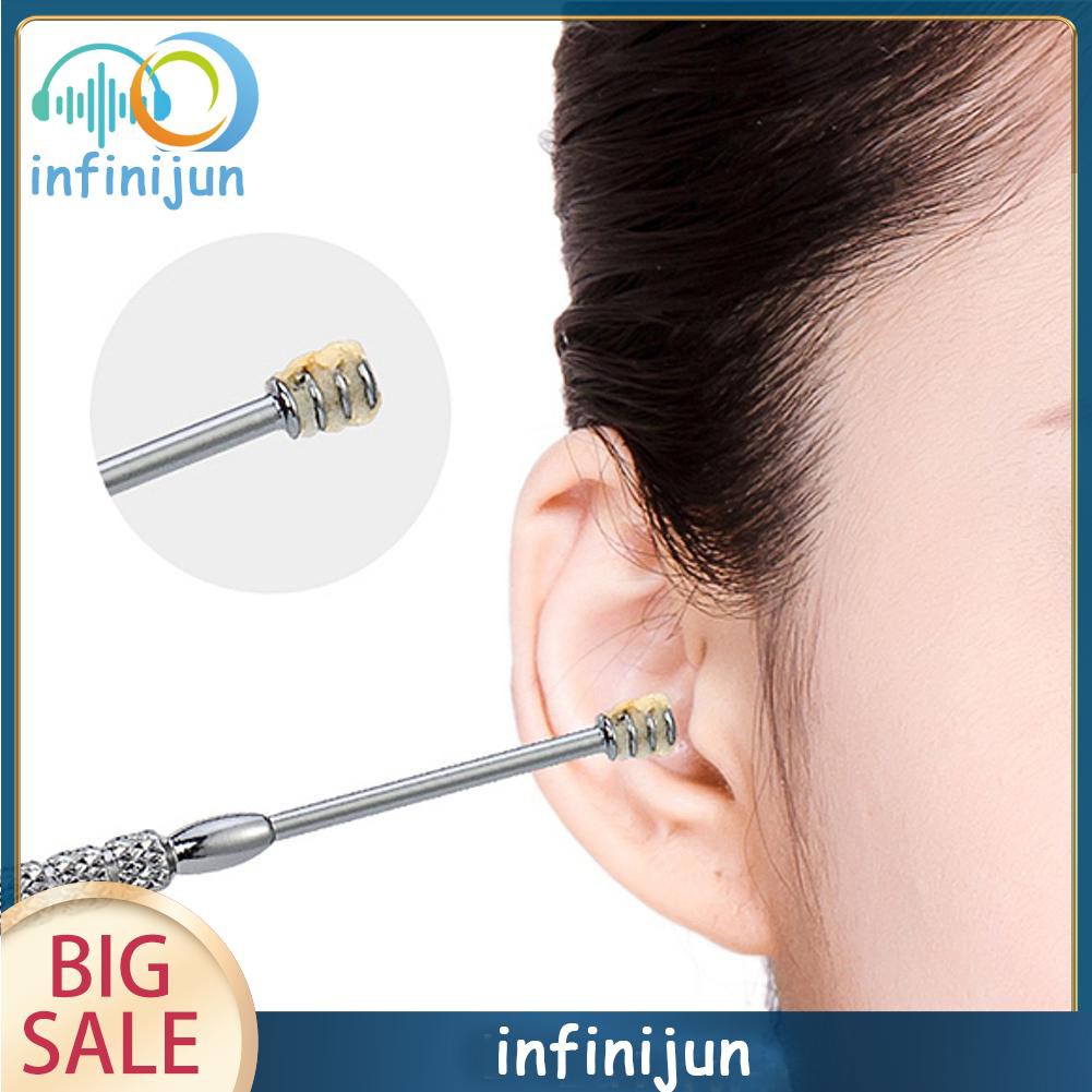 [Hàng mới về] Set 7 dụng cụ vệ sinh tai bằng thép không gỉ tiện lợi