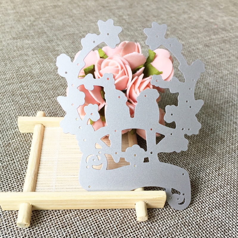 Khuôn Cắt Giấy Làm Từ Kim Loại Hình Đám Cưới Hoạt Hình Trang Trí Scrapbook