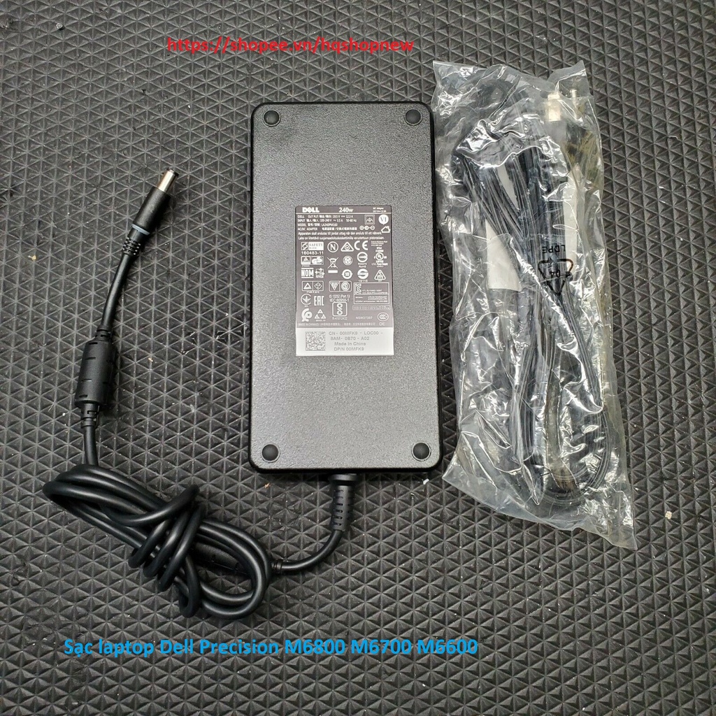⚡️Sạc laptop Dell Precision M6800 M6700 M6600 19.5V - 12.3A - 240W có đèn báo