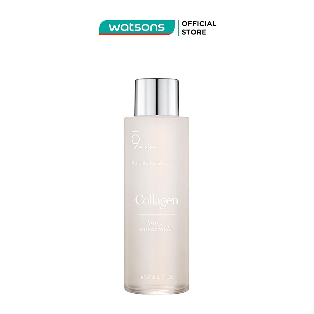 Tinh Chất 9 Wishes Collagen Ampule Essence Cải Thiện Nếp Nhăn 150ml