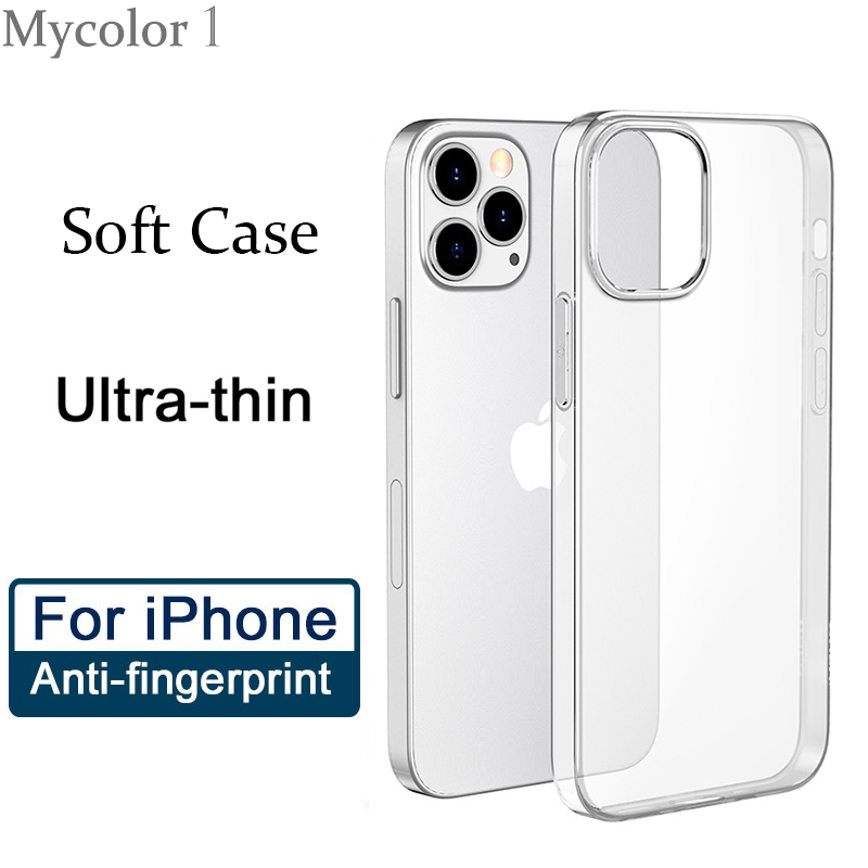 Ốp Điện Thoại Tpu Mềm Trong Suốt Cho Iphone 12 11 Pro Max Mini X Xs Max Xr 7 8 6 6s Plus