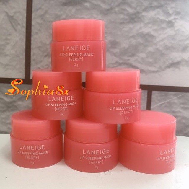 Mặt nạ Ngủ Cho Môi Mini Laneige Lip Sleeping Mask 3g dùng hiệu quả