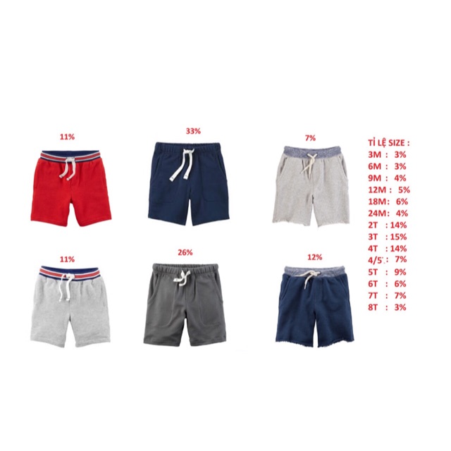 Quần short da cá Carter