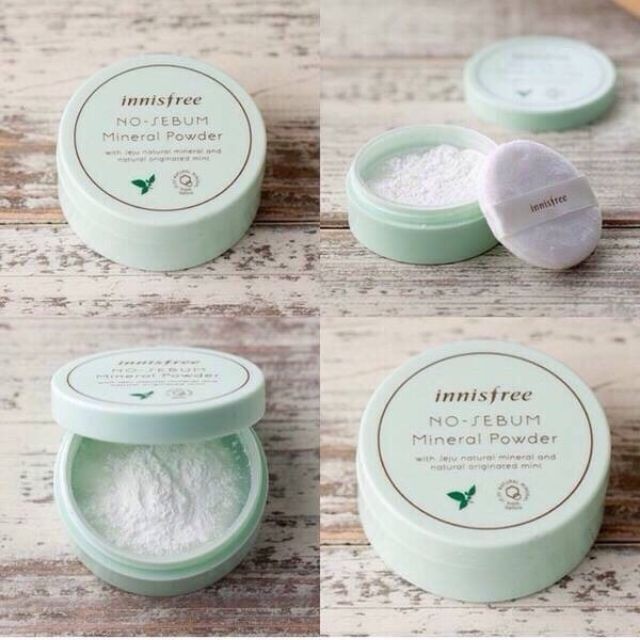 Phấn Phủ Kiềm Dầu Innisfree No Sebum Mineral,Blur Powder