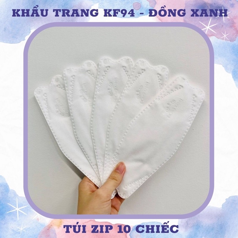 KHẨU TRANG KF94 ĐỒNG XANH PREMIUM