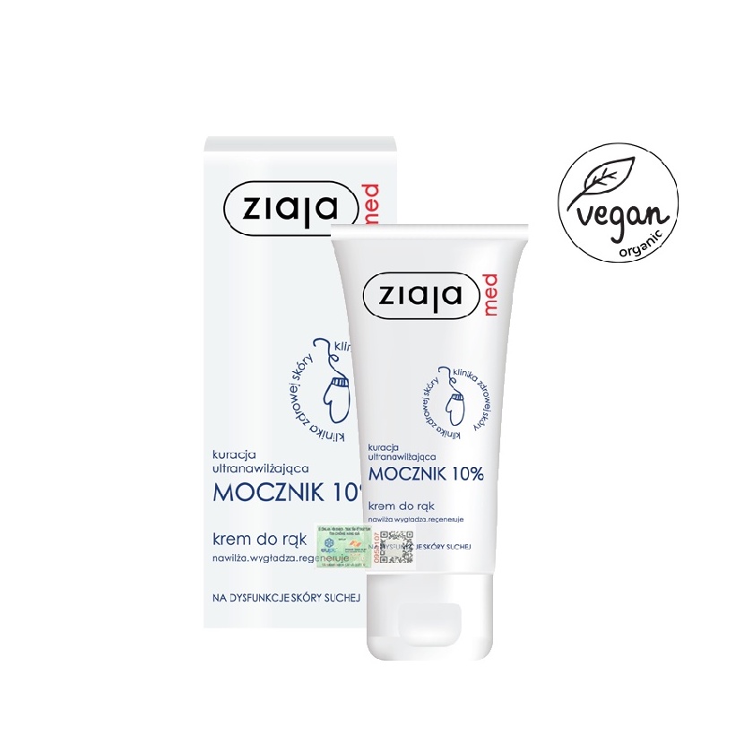 Kem Dưỡng Mềm Da 10% urê - Ziaja Med Mocznik 10% 100ml