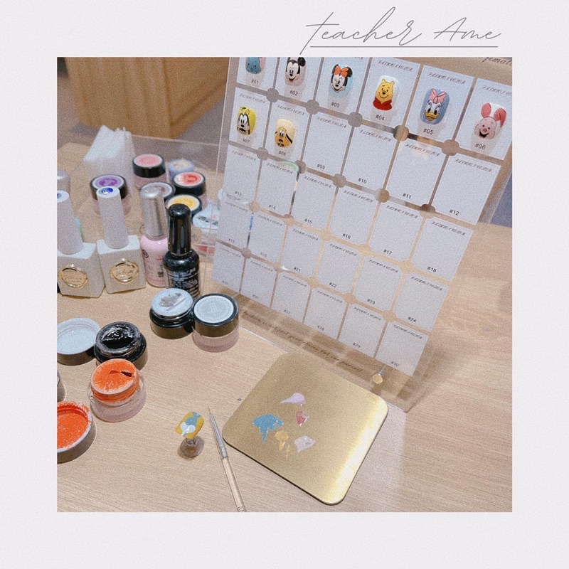 Bảng trưng mẫu móng, bảng màu mới 2021