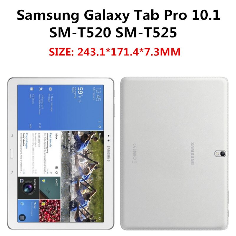 Bao da chống sốc cho máy tính bảng Samsung Galaxy Tab Pro/Note 2014 10.1 SM-T520/T521/T525 SM-P600/P605/P601 10.1 inch | BigBuy360 - bigbuy360.vn