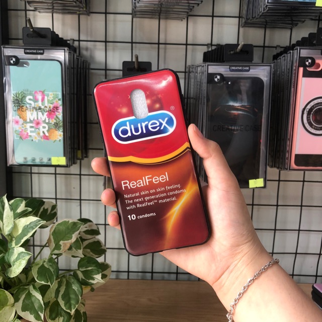 Ốp lưng samsung J7plus in hình 3D DUREX REAL FEEL