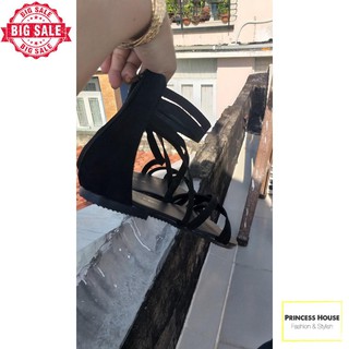 Giày Sandal Chiến Binh Cao Cổ Dây Chéo Quai Ngang Chắc Chắn