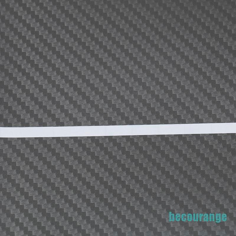 Set 4 miếng dán bảo vệ ngưỡng bước chân cửa xe hơi màu xám bằng sợi carbon