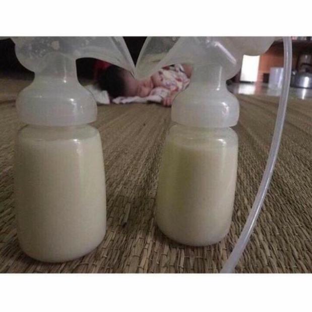 Máy Hút Sữa Điện Đôi Real Bubbe Tặng Kèm 10 Túi Trữ Sữa Gb Baby [Thanh Mai Shop]