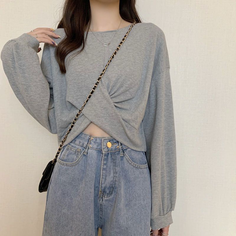 Áo Thun Tay Dài Vạt Chéo JL-TX-595