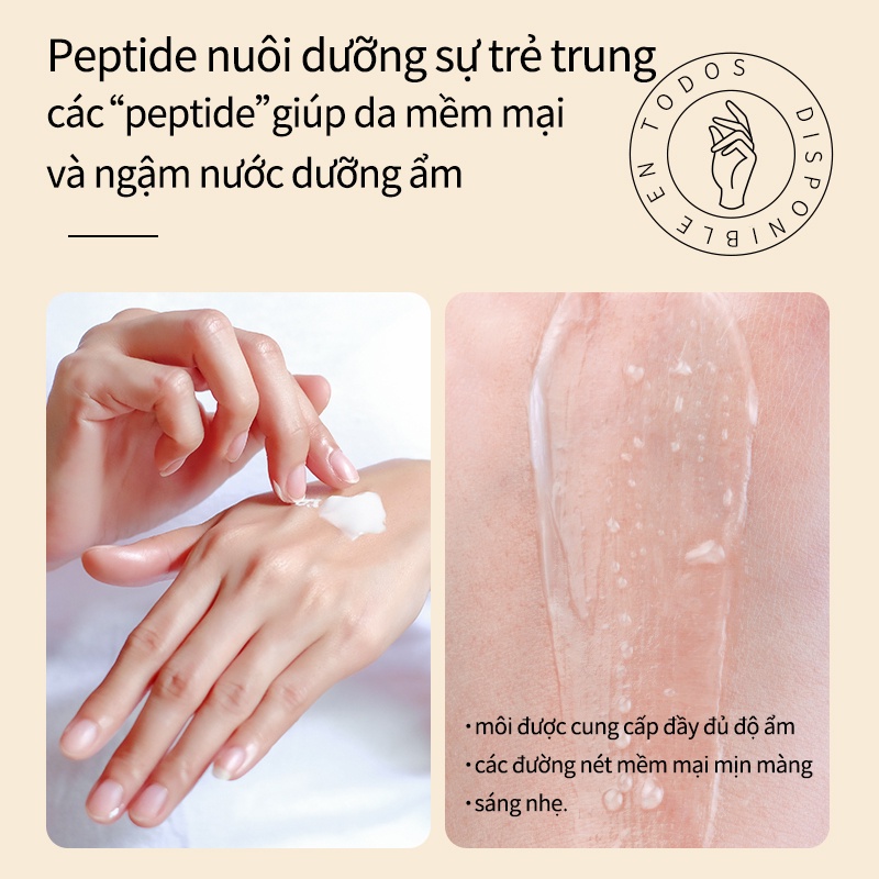 BAIMISS polypeptide kem dưỡng ẩm phục hồi da tay và giúp cải thiện làn da xỉn màu và thô ráp, dưỡng ẩm và cấp ẩm 70g