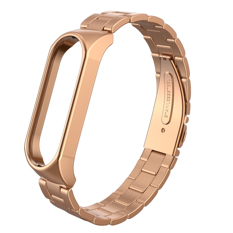 Dây Đeo Inox Cho Đồng Hồ Thông Minh Xiaomi Mi Band 7 6 / 5 / 4 / 3