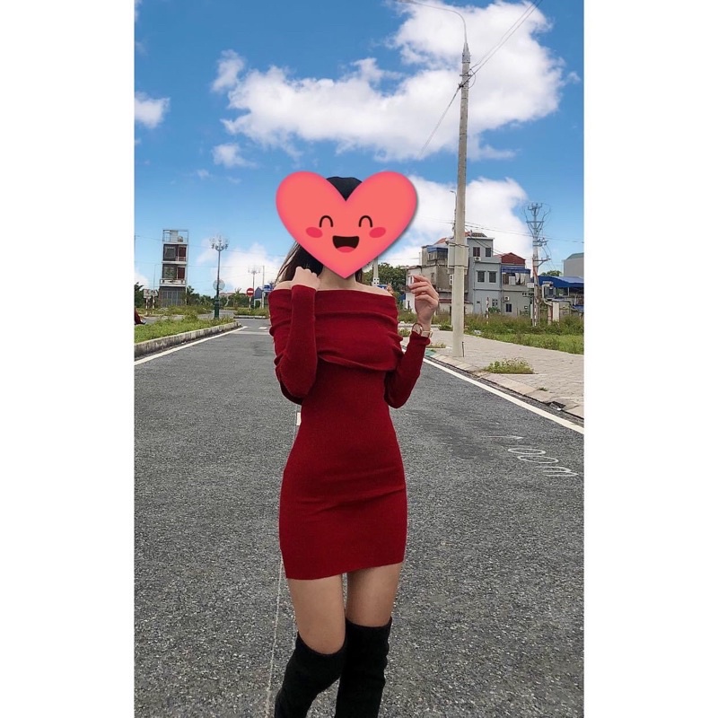 [ORDER] Váy len body trễ vai ảnh thật | BigBuy360 - bigbuy360.vn