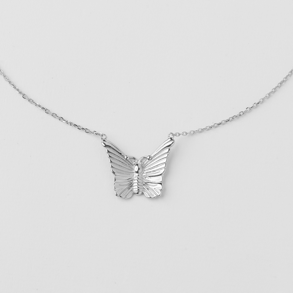 Dây chuyền Bạc Nữ 925-Hình Bướm Cá Tính Và Trendy-KaT Jewelry
