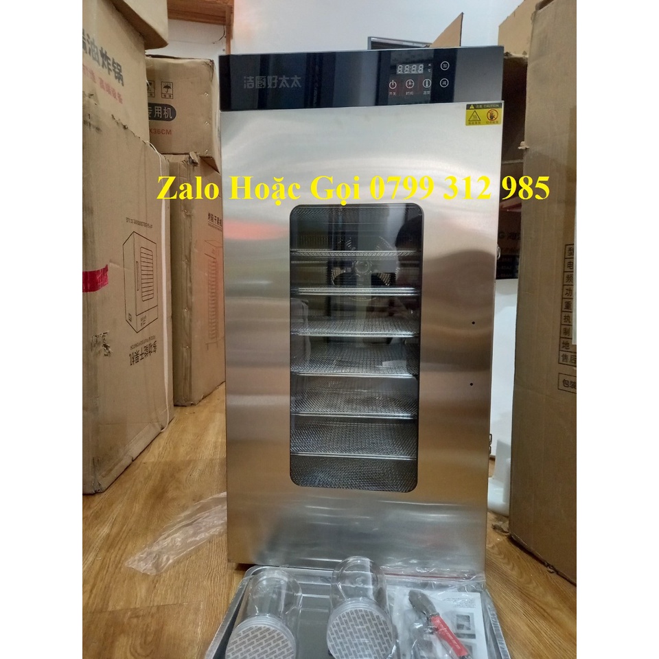 Tủ Sấy Thực Phẩm, Máy Sấy Thực Phẩm Hoa Quả, Thịt Cá với thiết kế chắc chắn Inox dày dặn. Chất lượng bền bỉ