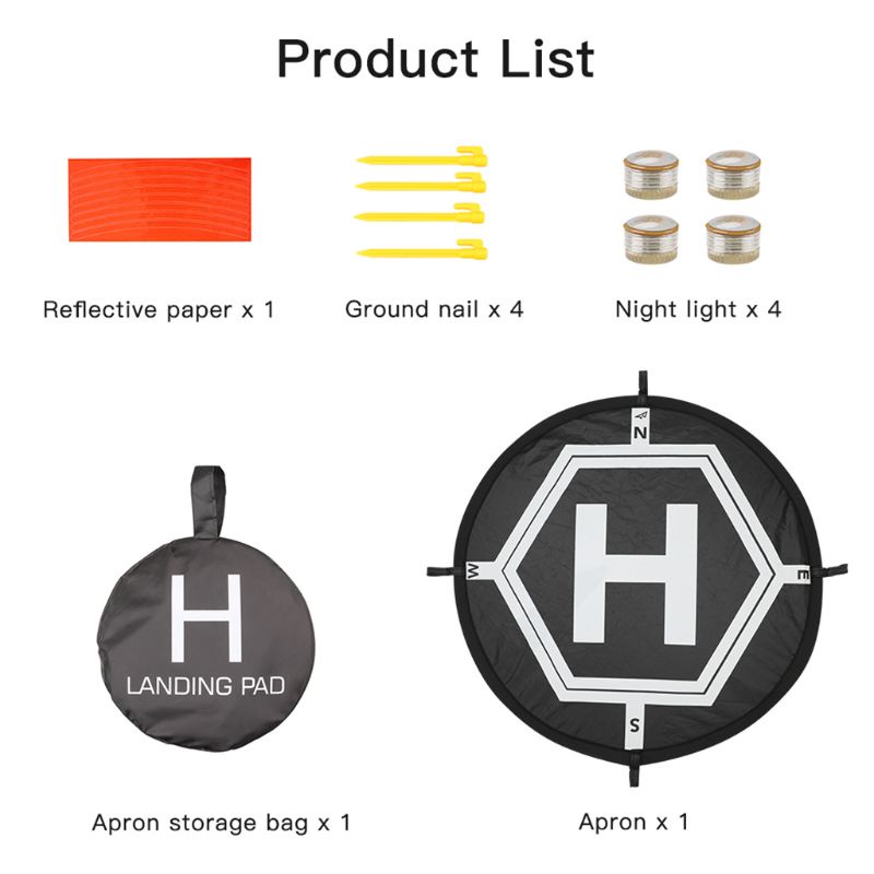 Đệm Chống Thấm Nước 55cm Phát Sáng Dành Cho DJI Mavic Air 2