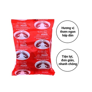 Thùng mì Miliket Tôm sa tế (30 gói)