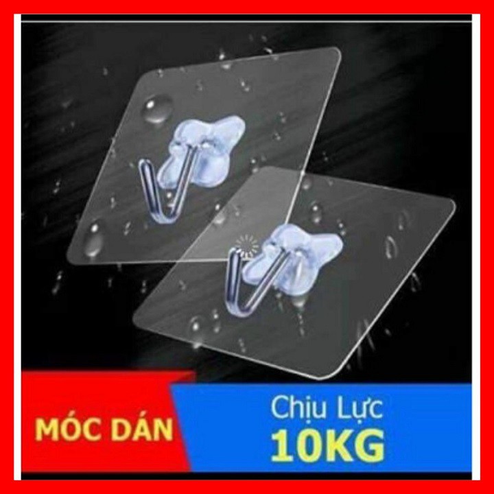 MUA LẺ 1 CÁI - Móc Dán Tường Trong Suốt Siêu Dính Đa Năng